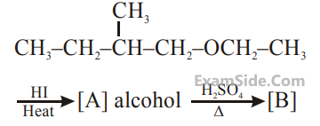 JEE Main 2020 (Online) 4th September Evening Slot Chemistry - Alcohols, Phenols and Ethers Question 122 English