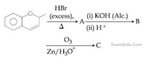 JEE Main 2020 (Online) 2nd September Morning Slot Chemistry - Alcohols, Phenols and Ethers Question 127 English