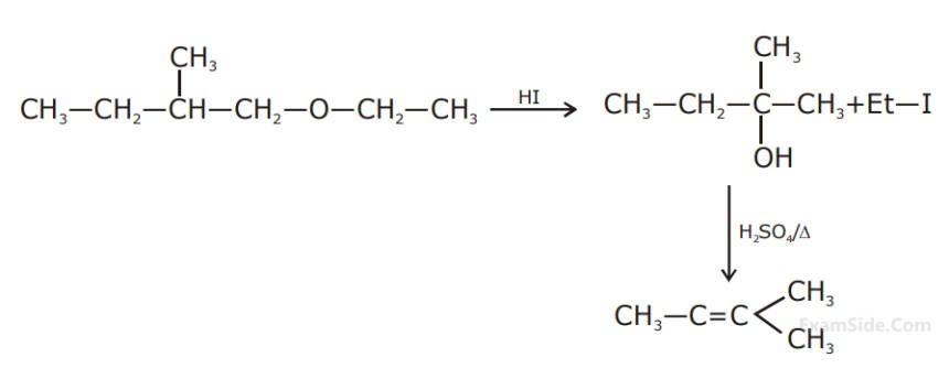 JEE Main 2020 (Online) 4th September Evening Slot Chemistry - Alcohols, Phenols and Ethers Question 122 English Explanation
