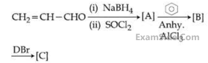 JEE Main 2020 (Online) 4th September Evening Slot Chemistry - Aldehydes, Ketones and Carboxylic Acids Question 189 English