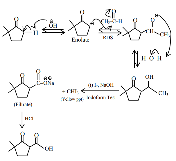 JEE Main 2021 (Online) 25th July Morning Shift Chemistry - Aldehydes, Ketones and Carboxylic Acids Question 154 English Explanation