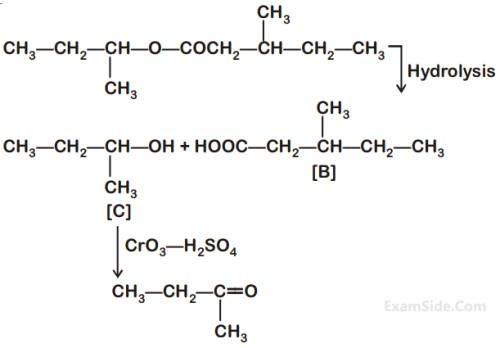 JEE Main 2020 (Online) 3rd September Morning Slot Chemistry - Aldehydes, Ketones and Carboxylic Acids Question 195 English Explanation