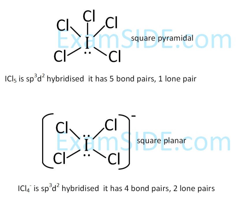 JEE Main 2019 (Online) 8th April Evening Slot Chemistry - Chemical Bonding & Molecular Structure Question 198 English Explanation