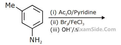 JEE Main 2020 (Online) 5th September Evening Slot Chemistry - Compounds Containing Nitrogen Question 179 English