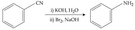 JEE Main 2021 (Online) 16th March Morning Shift Chemistry - Compounds Containing Nitrogen Question 165 English Option 4