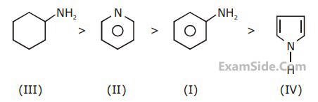 JEE Main 2020 (Online) 9th January Evening Slot Chemistry - Compounds Containing Nitrogen Question 187 English Explanation