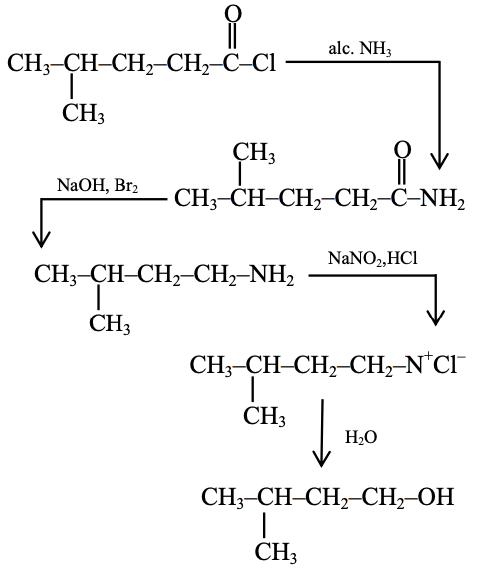 JEE Main 2021 (Online) 27th August Morning Shift Chemistry - Compounds Containing Nitrogen Question 134 English Explanation