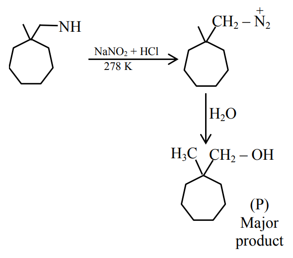 JEE Main 2021 (Online) 25th July Evening Shift Chemistry - Compounds Containing Nitrogen Question 146 English Explanation