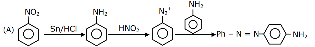 JEE Main 2021 (Online) 25th February Morning Shift Chemistry - Compounds Containing Nitrogen Question 171 English Explanation 1