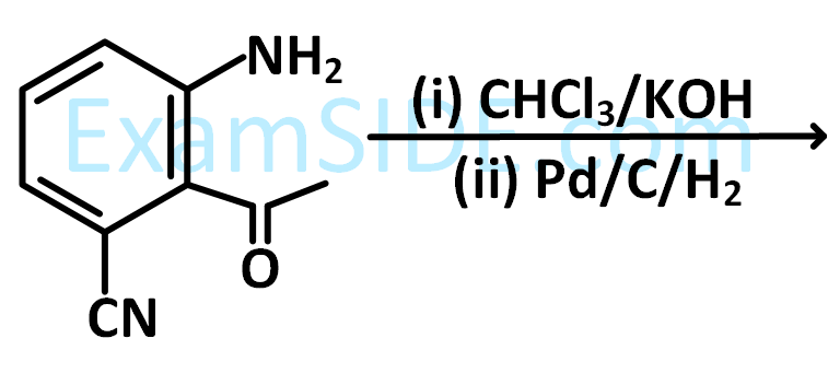 JEE Main 2019 (Online) 8th April Evening Slot Chemistry - Compounds Containing Nitrogen Question 200 English