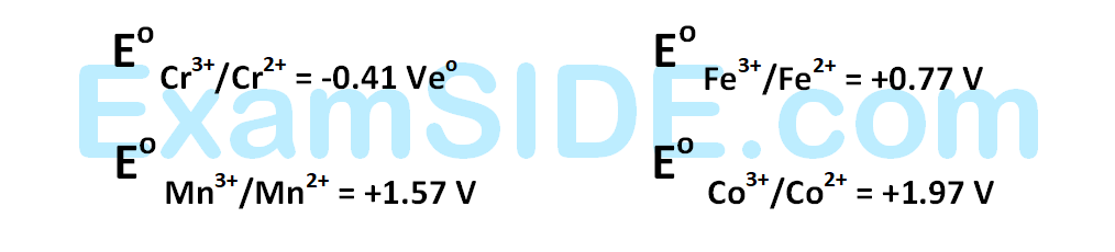 JEE Main 2013 (Offline) Chemistry - d and f Block Elements Question 205 English Explanation