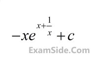 JEE Main 2014 (Offline) Mathematics - Indefinite Integrals Question 82 English Option 2