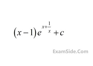 JEE Main 2014 (Offline) Mathematics - Indefinite Integrals Question 82 English Option 3