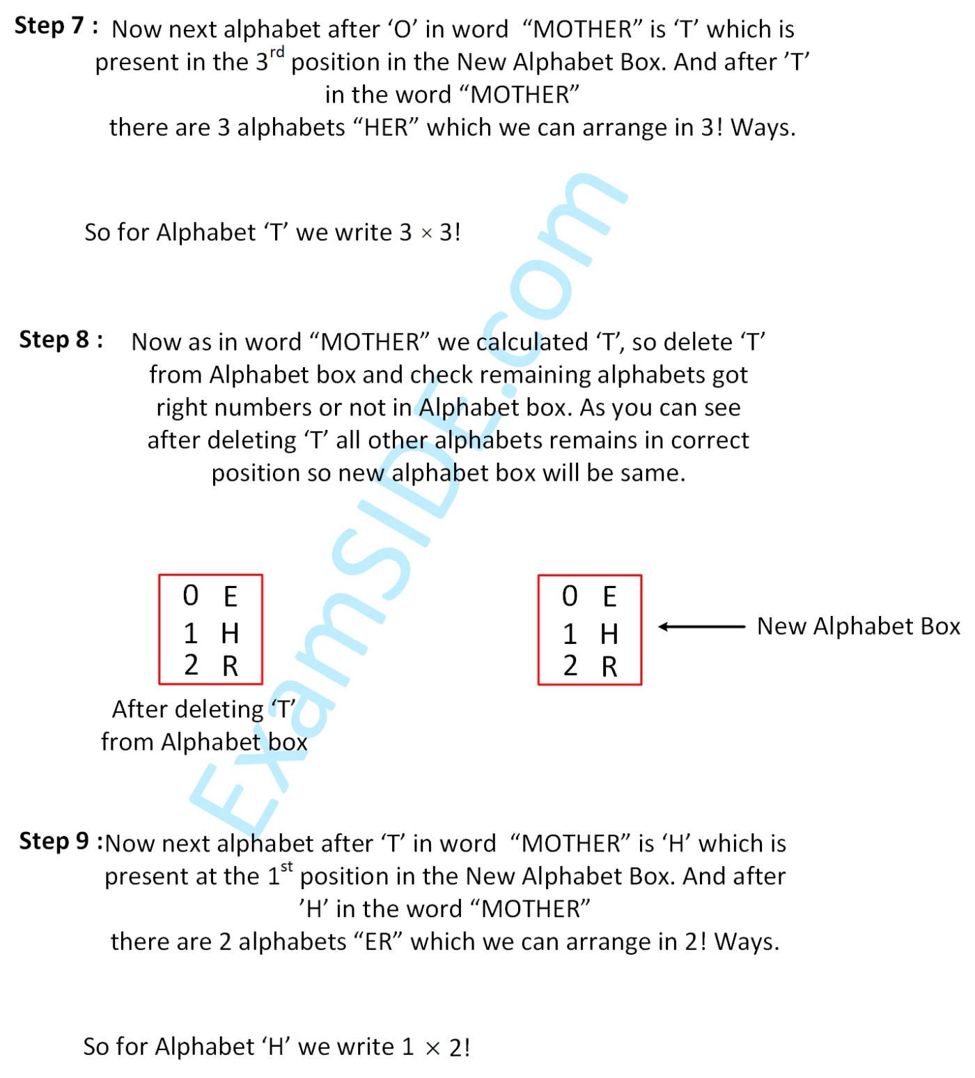 JEE Main 2020 (Online) 2nd September Morning Slot Mathematics - Permutations and Combinations Question 157 English Explanation 3