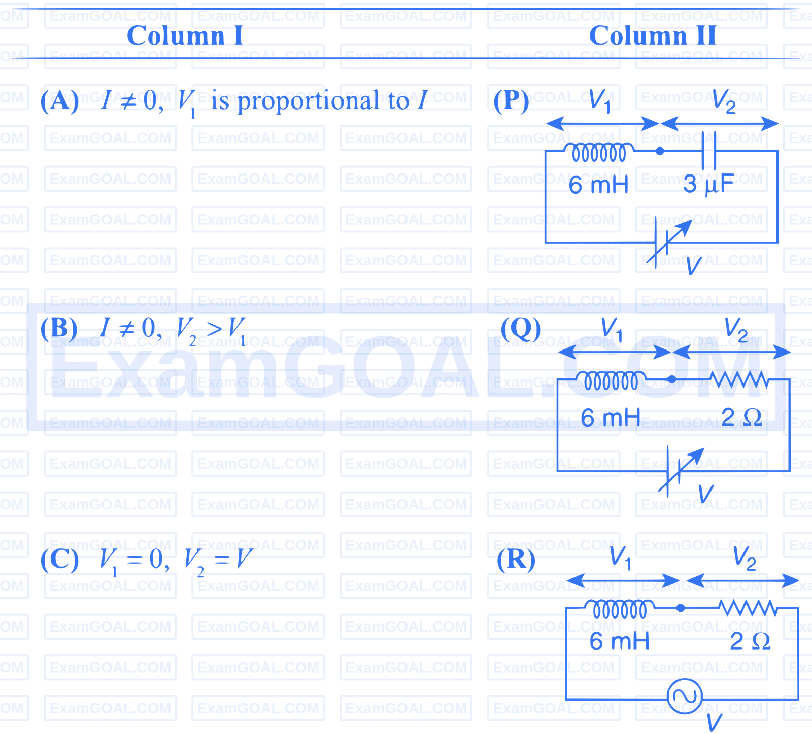 IIT-JEE 2010 Paper 2 Offline Physics - Alternating Current Question 5 English 1