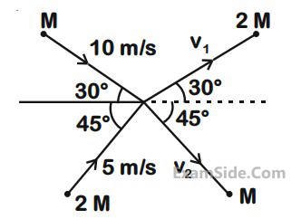JEE Main 2019 (Online) 10th April Morning Slot Physics - Center of Mass and Collision Question 93 English