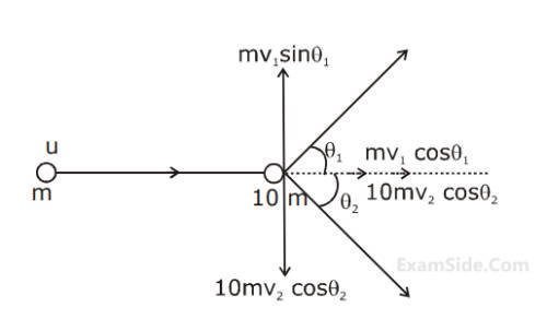 JEE Main 2020 (Online) 2nd September Evening Slot Physics - Center of Mass and Collision Question 80 English Explanation