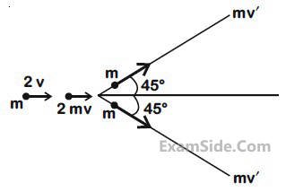 JEE Main 2019 (Online) 9th April Evening Slot Physics - Center of Mass and Collision Question 95 English Explanation