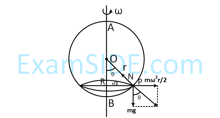 JEE Main 2019 (Online) 12th April Evening Slot Physics - Circular Motion Question 63 English Explanation