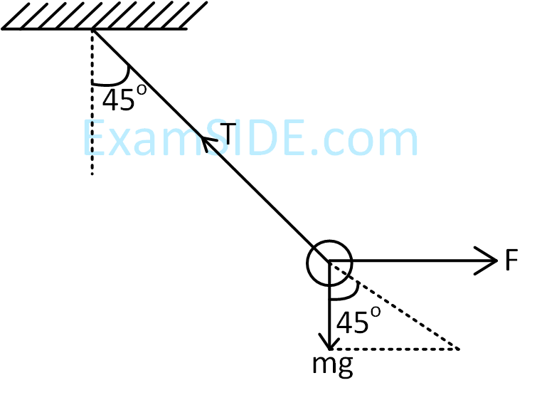 JEE Main 2019 (Online) 9th January Evening Slot Physics - Laws of Motion Question 122 English Explanation